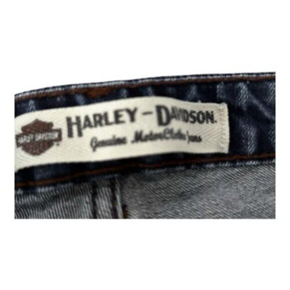 Women's Boot Cut Jeans - Blue - Picture 10 of 10